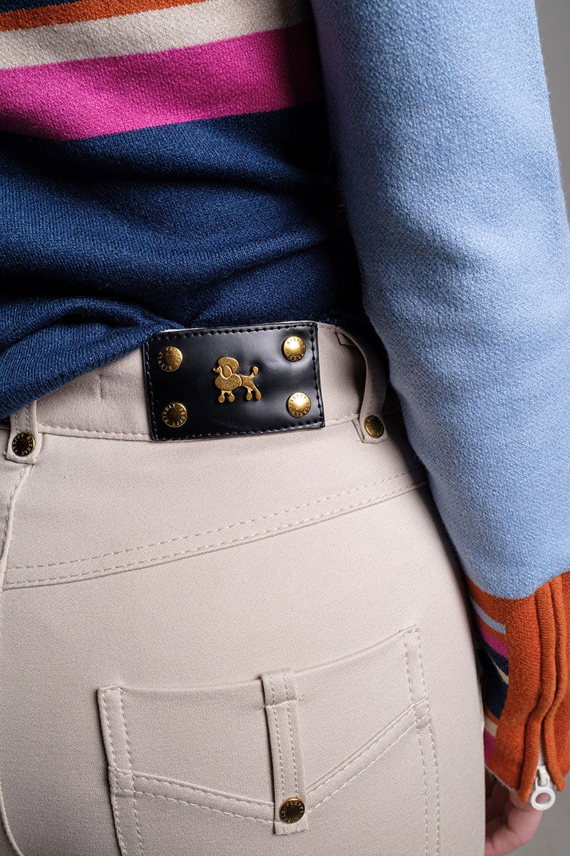 PANTALÓN 5 BOLSILLOS PIEDRA