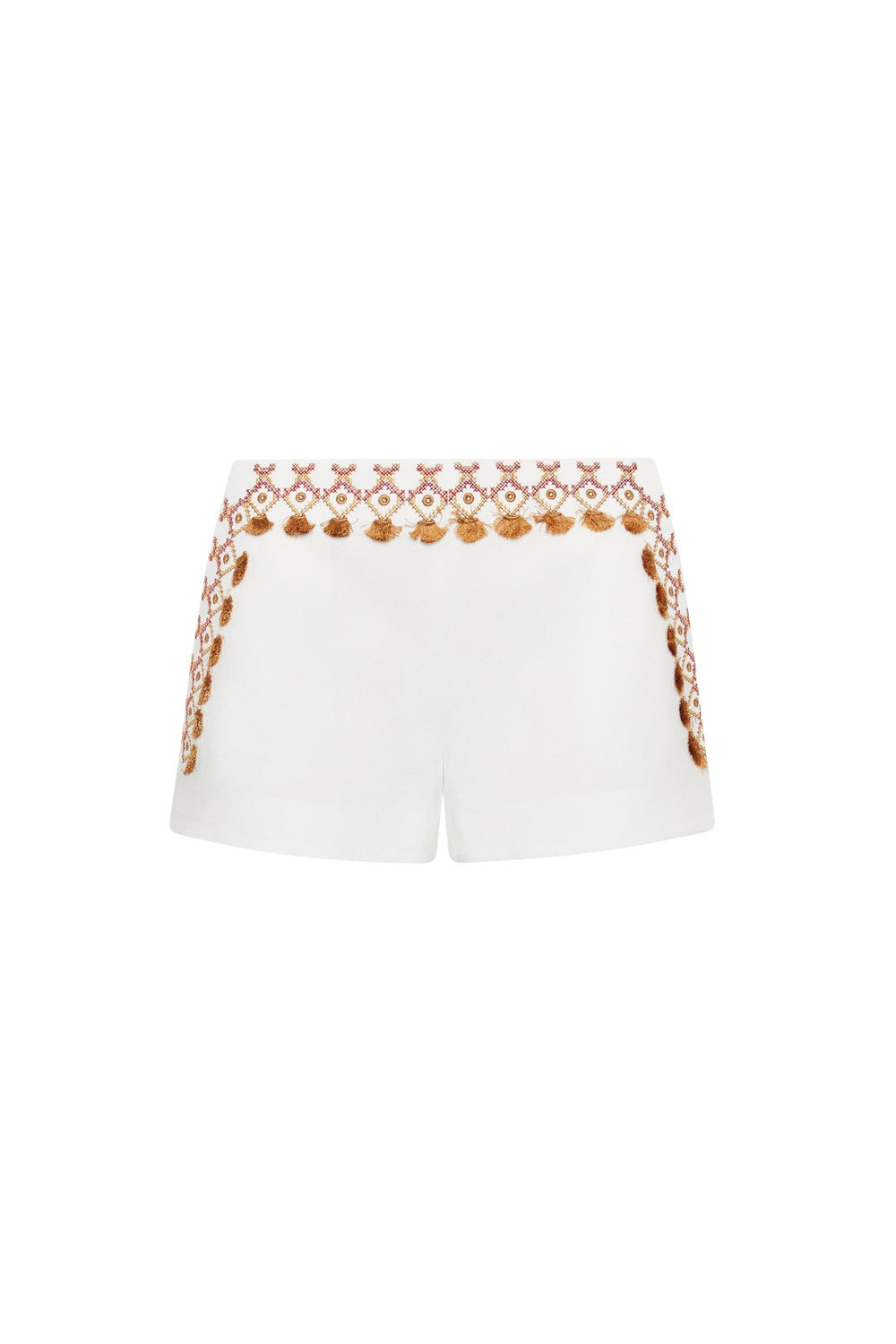 SHORT BLANCO PUNTO DE CRUZ