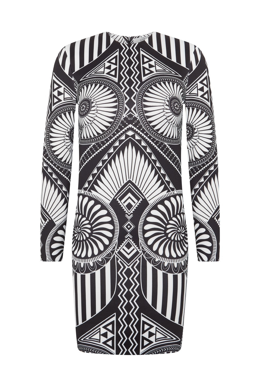 VESTIDO ESTAMPADO PUNTO CORTO