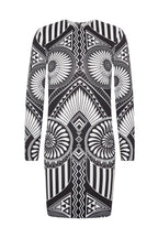 VESTIDO ESTAMPADO PUNTO CORTO
