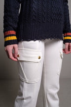 PANTALÓN BOLSILLOS LATERALES CRUDO