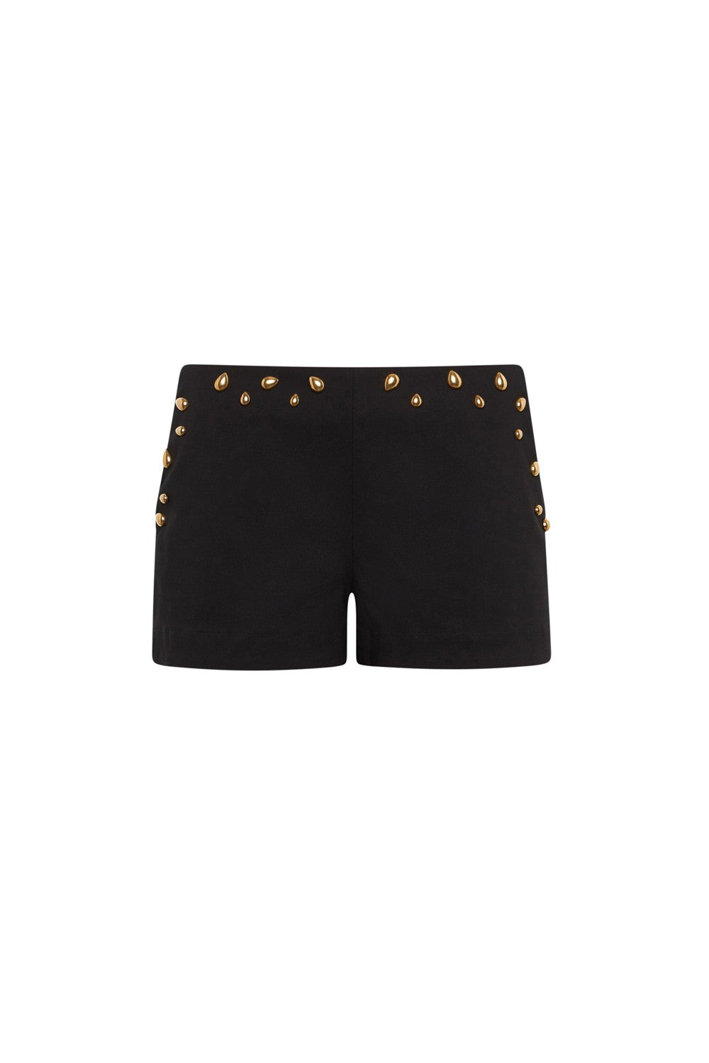 SHORT NEGRO CON TACHAS