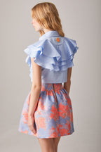 NEON JACQUARD SKIRT