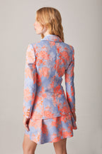 CHAQUETA JACQUARD FLUOR ESCUDO