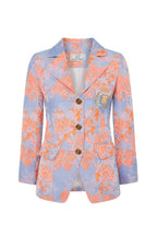 CHAQUETA JACQUARD FLUOR ESCUDO