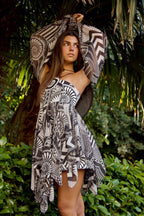 VESTIDO JOYA GASA CORTO