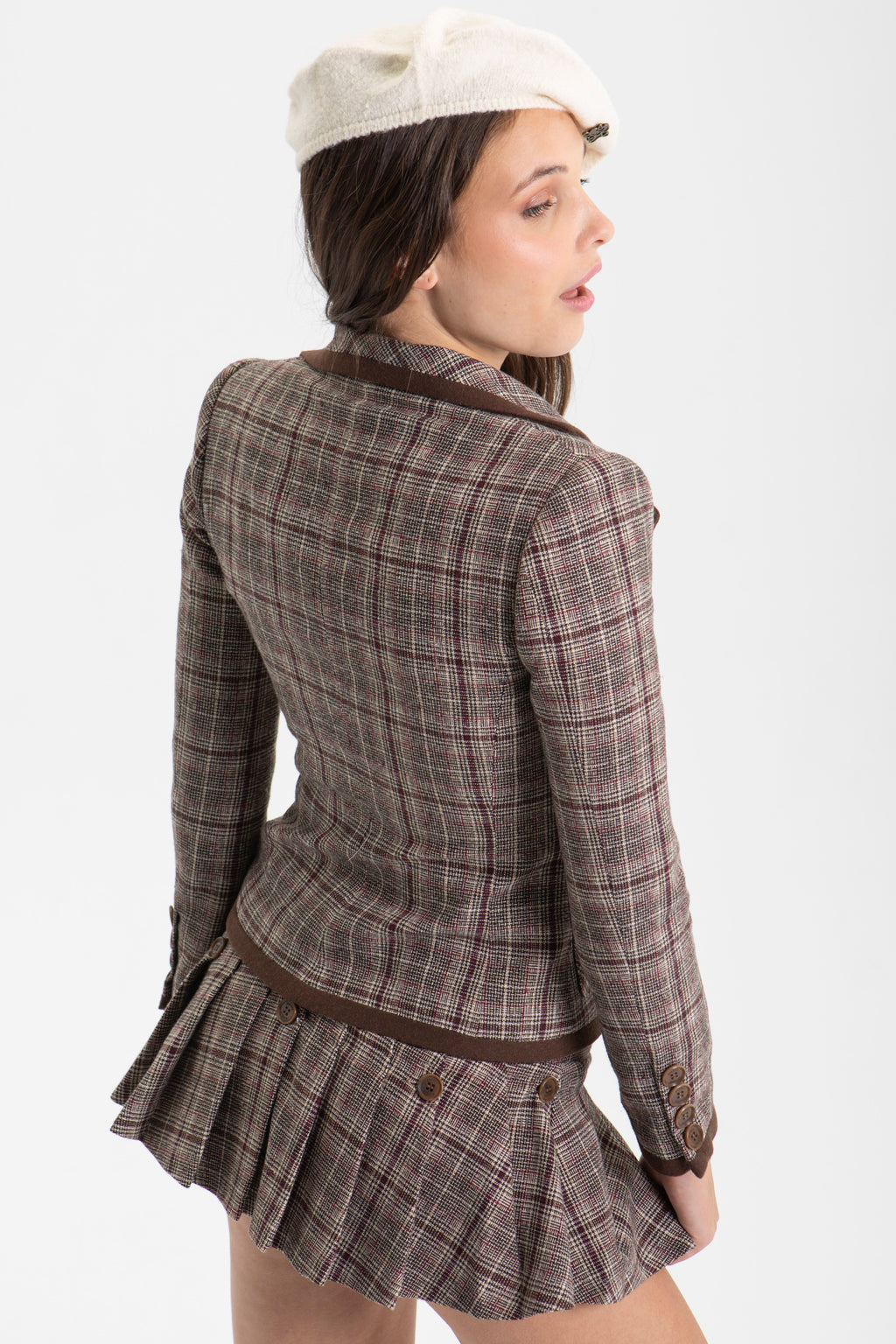 SCHOOL PLAID JACKET