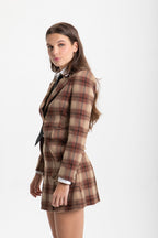 FALDA DE CUADROS TABLONES PREPPY
