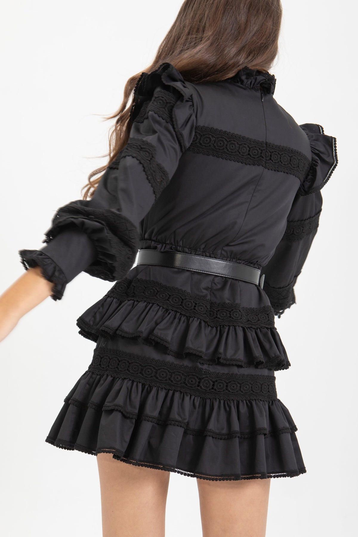 VESTIDO ENTREDOS NEGRO