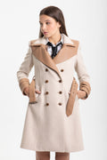 SAND-CAMEL COMBINED COAT