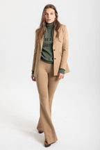 PANTALON DE PUNTO CAMPANA CAMEL