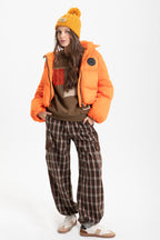FEATHERS SHORT ORANGE