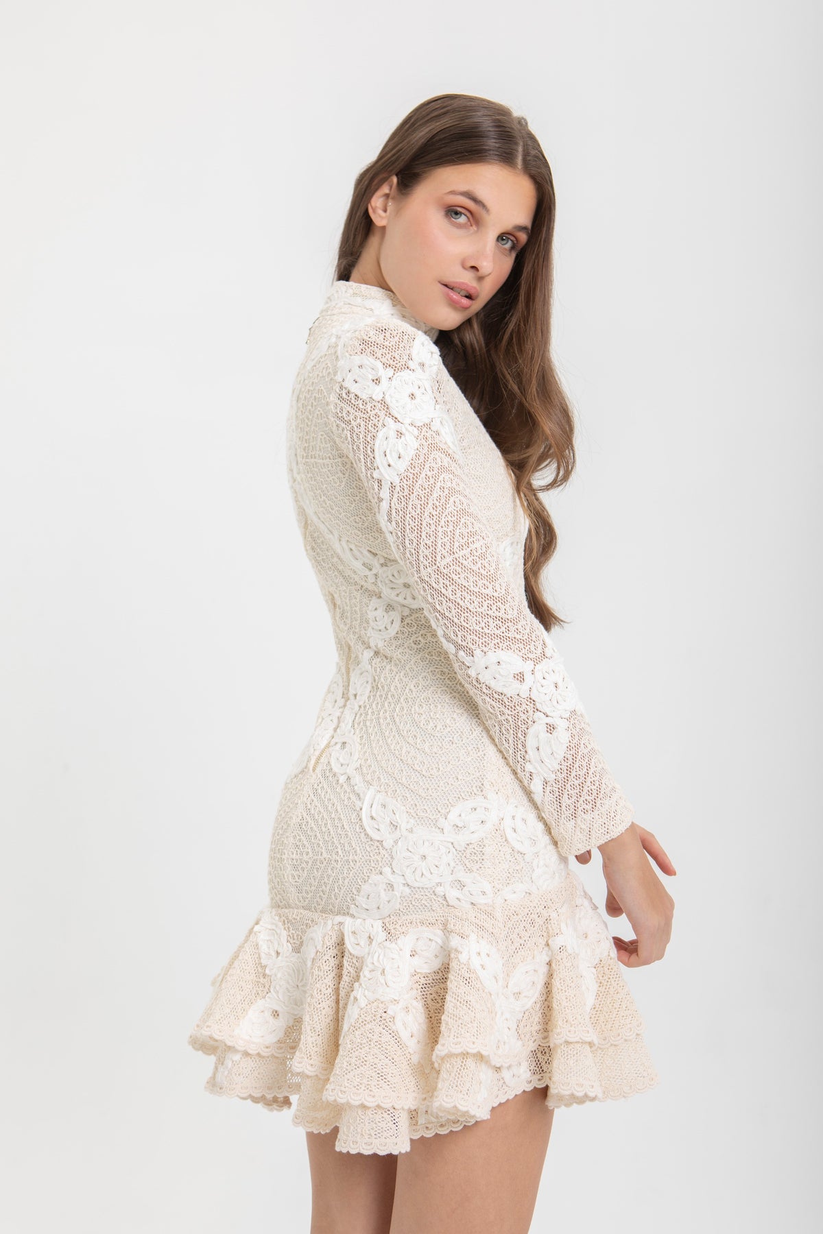 VESTIDO PUNTO CALADO