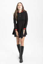 VESTIDO PUNTO NEGRO EVASÉ