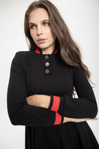 VESTIDO PUNTO NEGRO EVASÉ