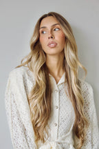 BLUSA ENCAJE LAZADA CRUDO