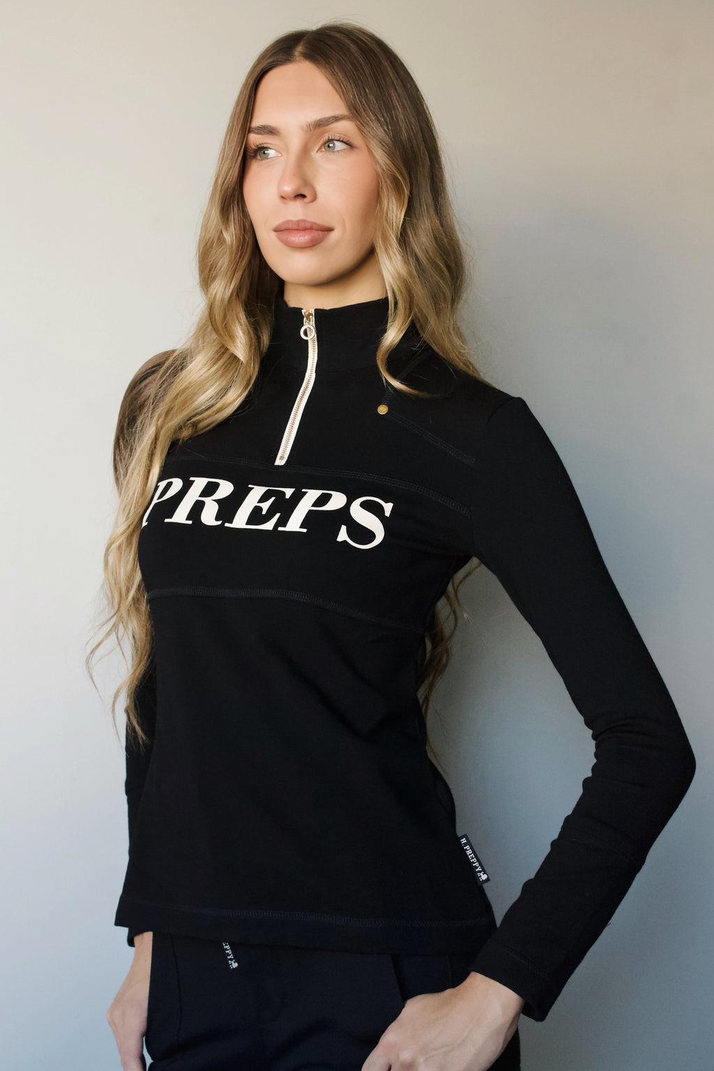 CAMISETA COMBI CREMALLERA NEGRO