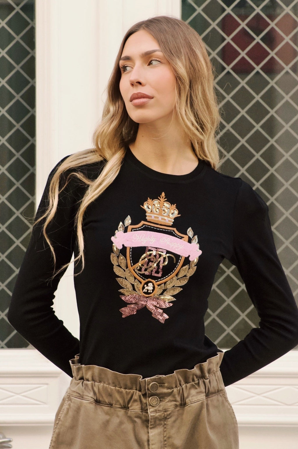 BLACK CREST BASIC T-SHIRT