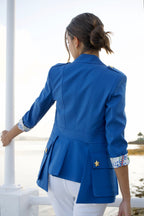 BLUE CAPRI SAFARI JACKET