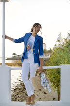 BLUE CAPRI SAFARI JACKET
