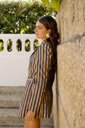 CHAQUETA CREMALLERA RAYAS
