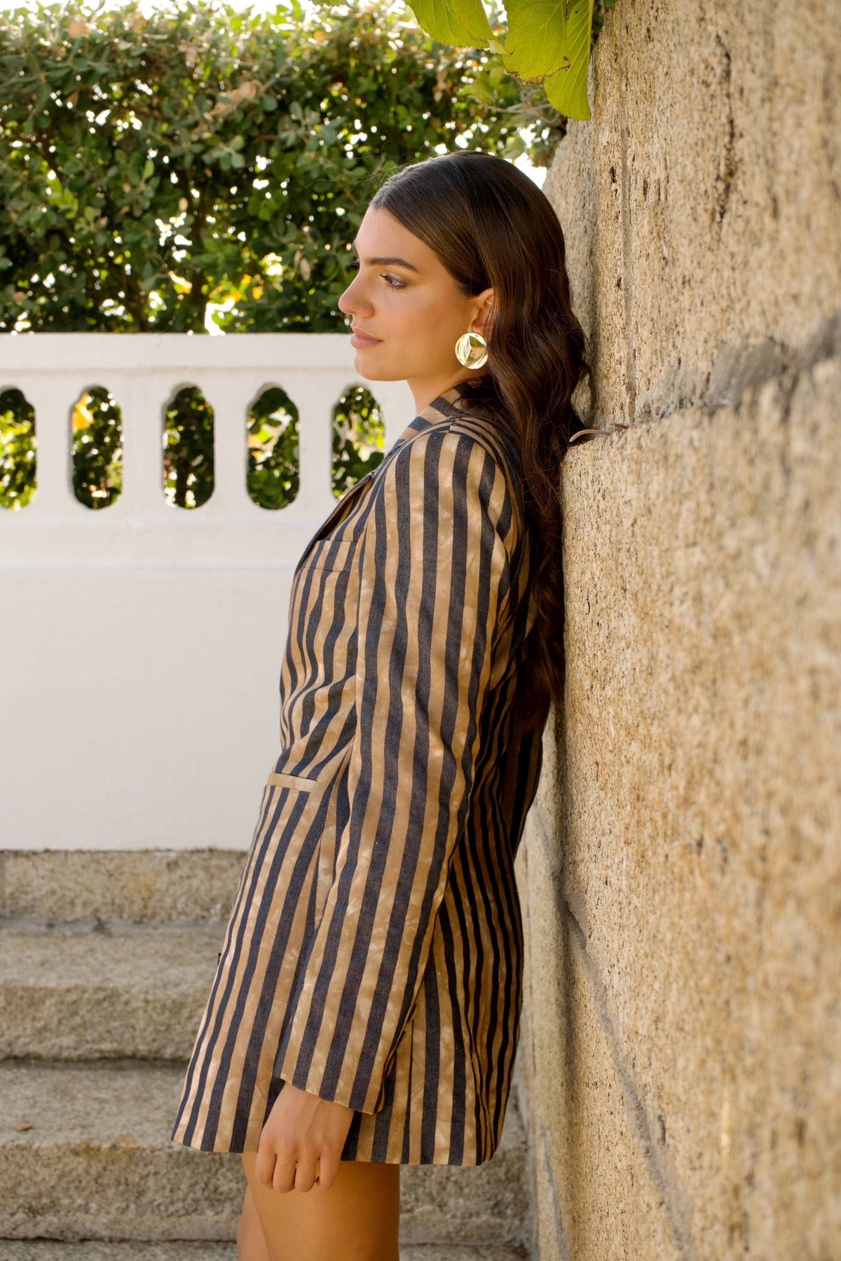 CHAQUETA CREMALLERA RAYAS