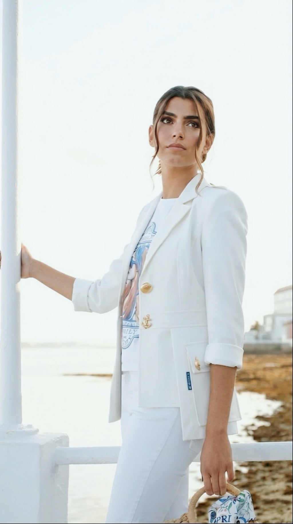 SAHARIANA BLANCA CAPRI