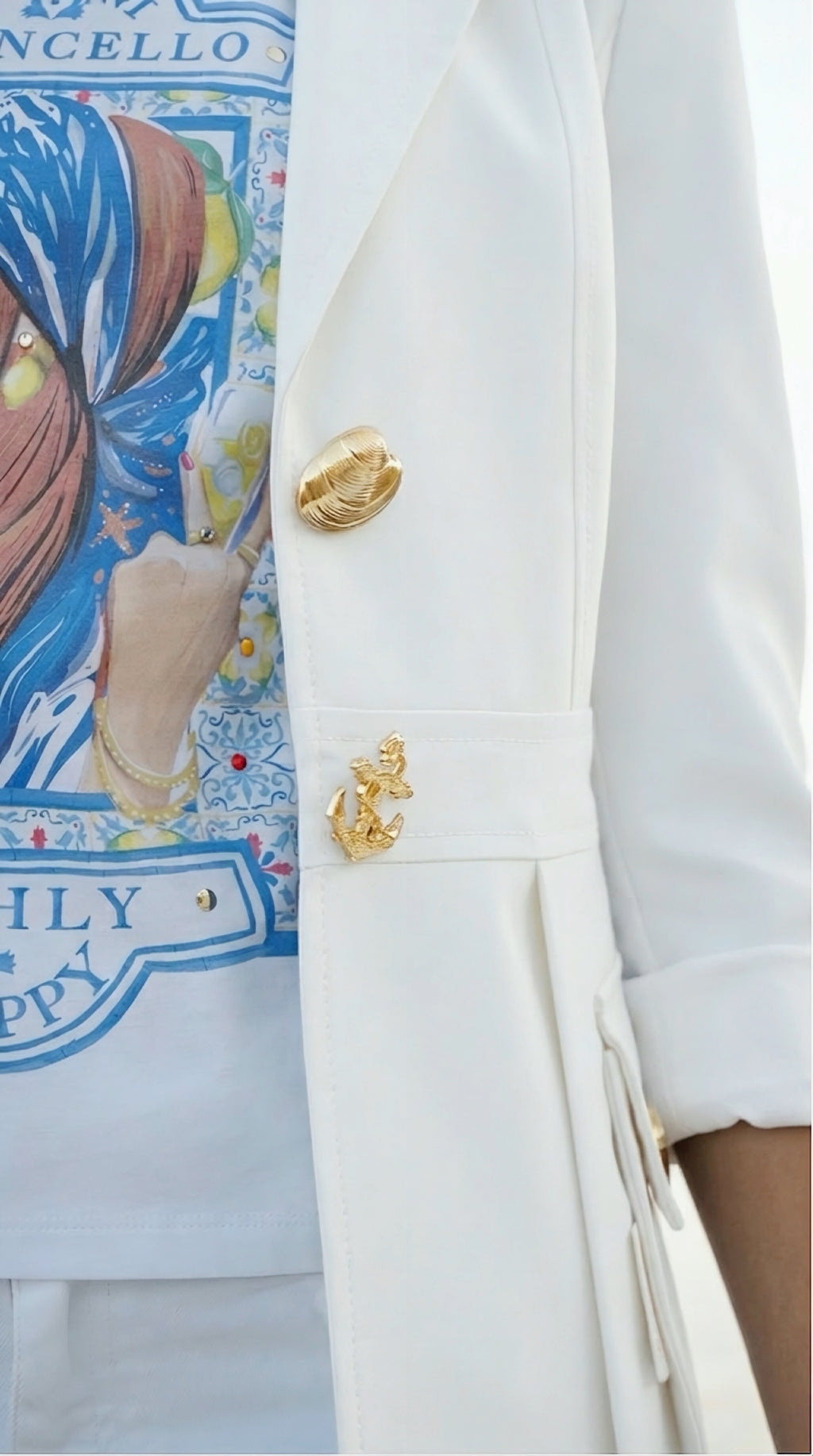 SAHARIANA BLANCA CAPRI