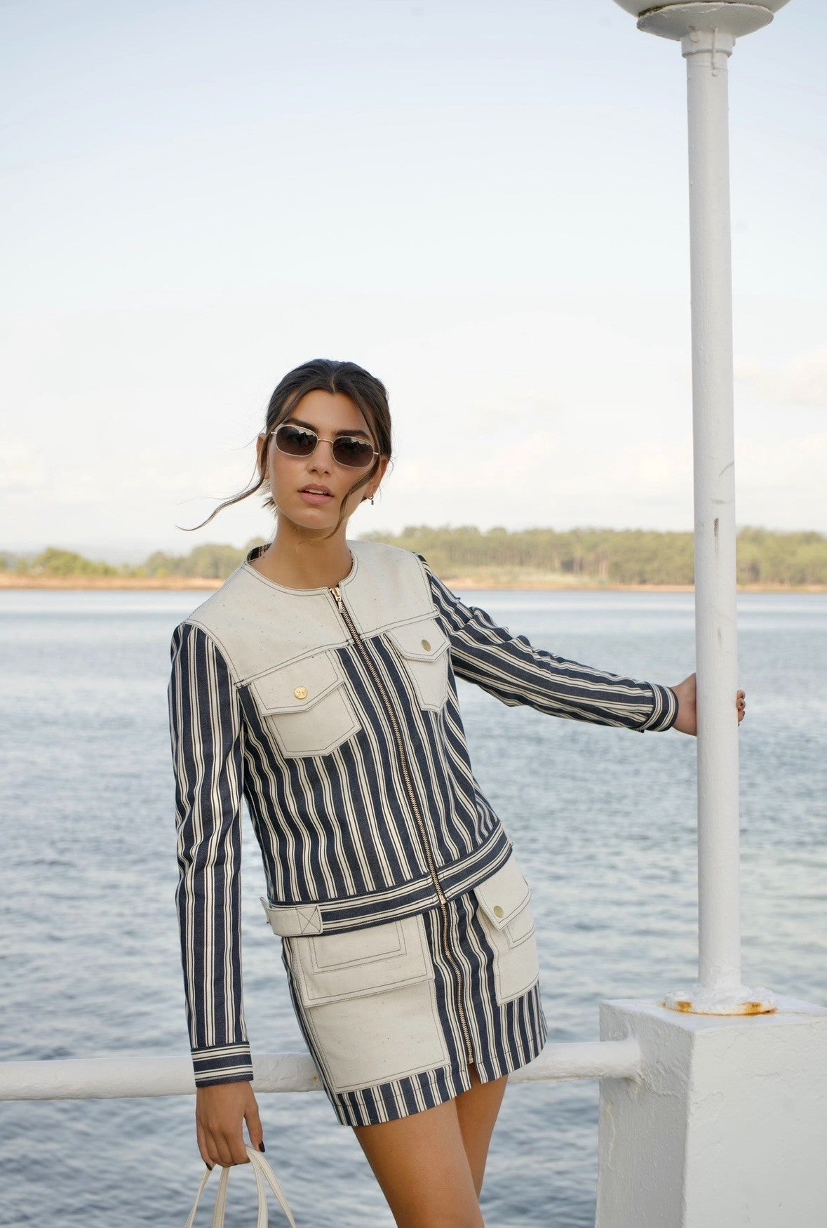 STRIPED SPORTS JACKET
