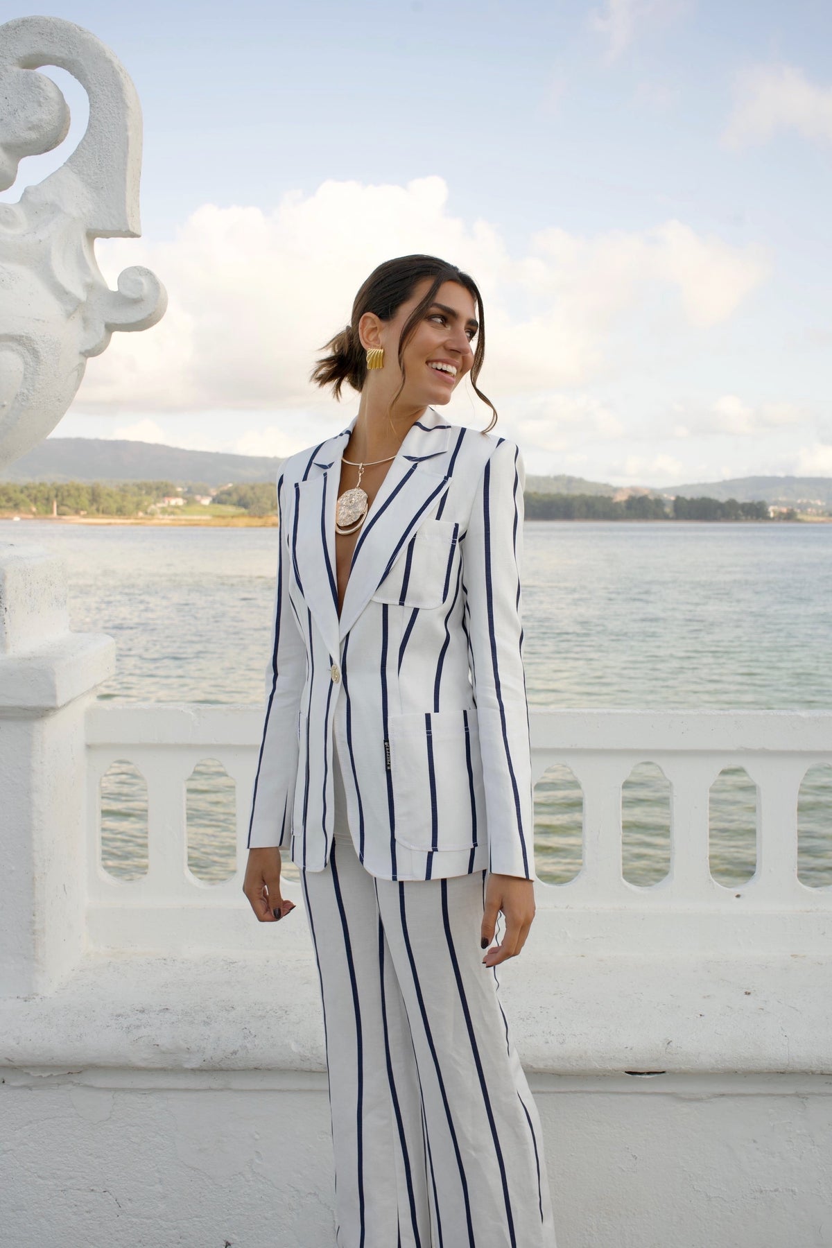 PANTALON LINO RAYA