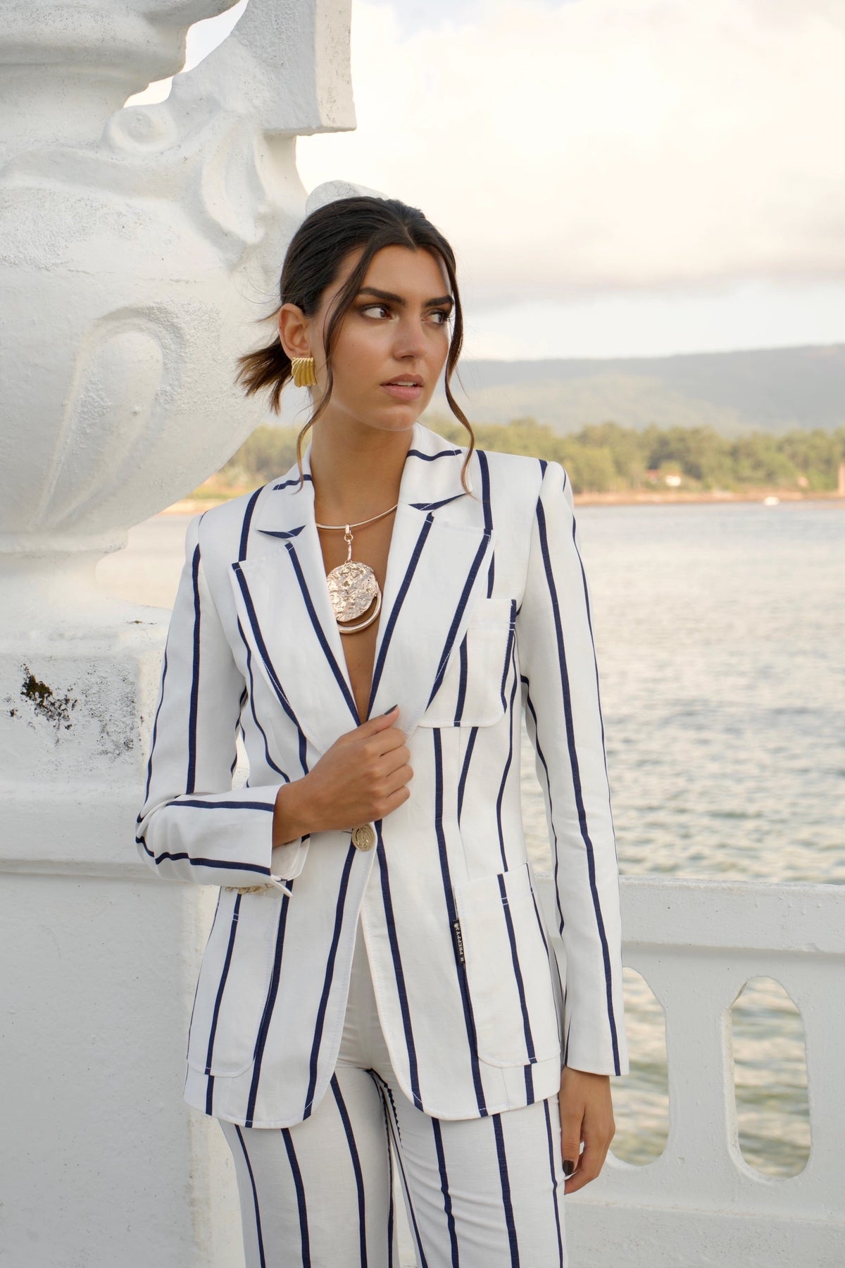 CHAQUETA LINO RAYA