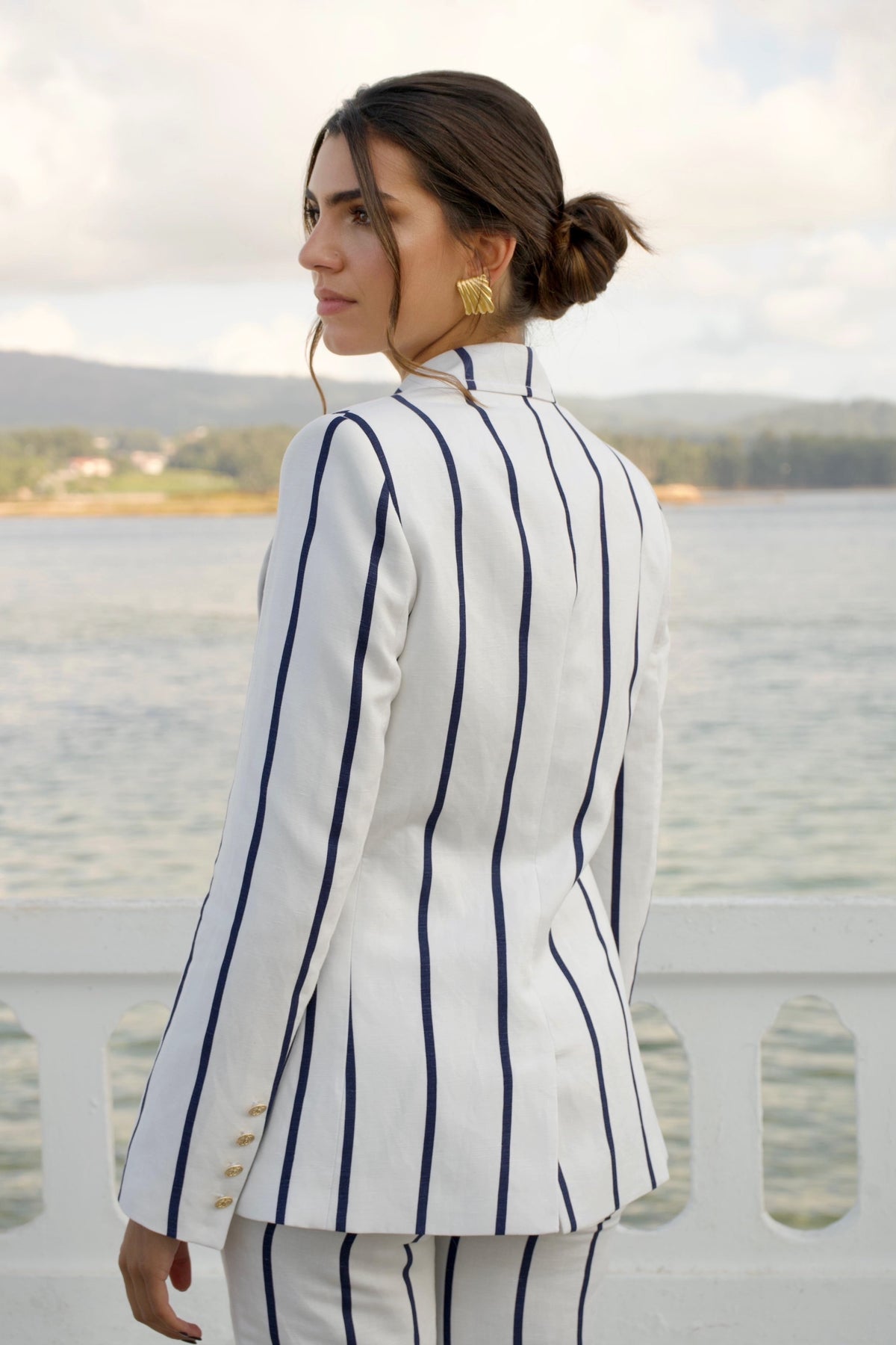 CHAQUETA LINO RAYA