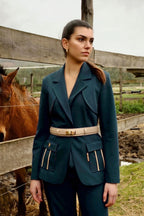 BLAZER VERDE AZULADO