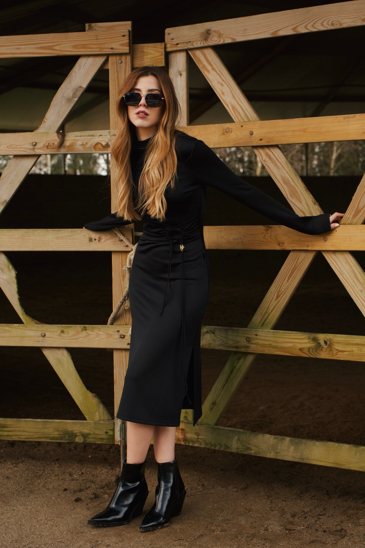 PONTE ROMA MAXI DRESS