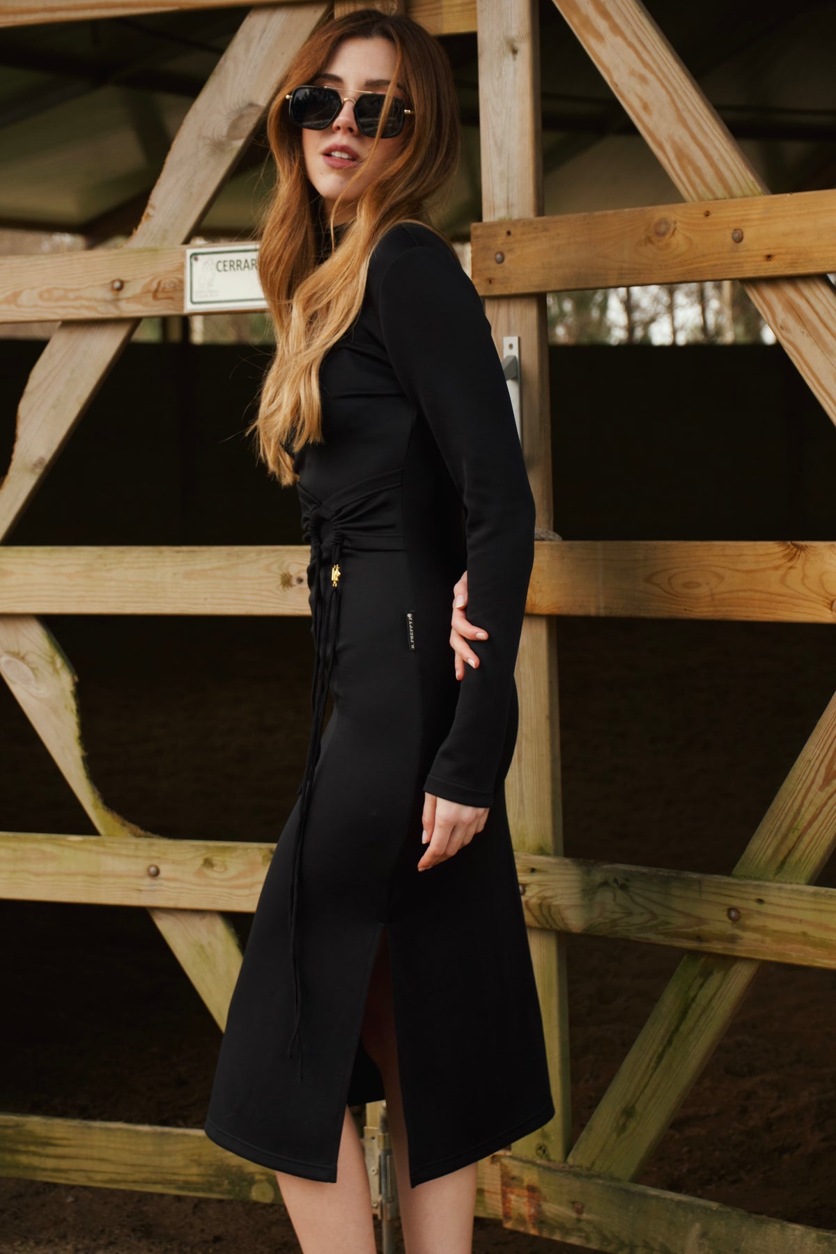 PONTE ROMA MAXI DRESS