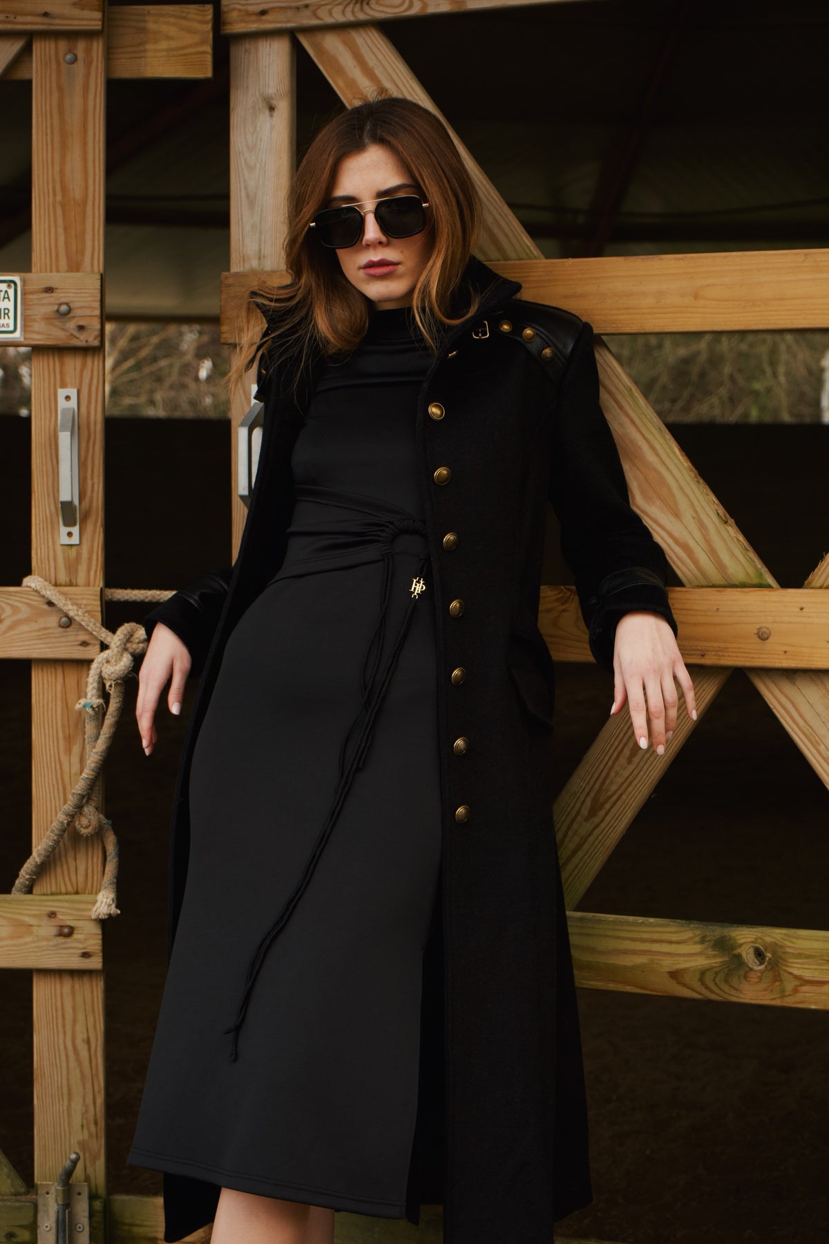 PONTE ROMA MAXI DRESS