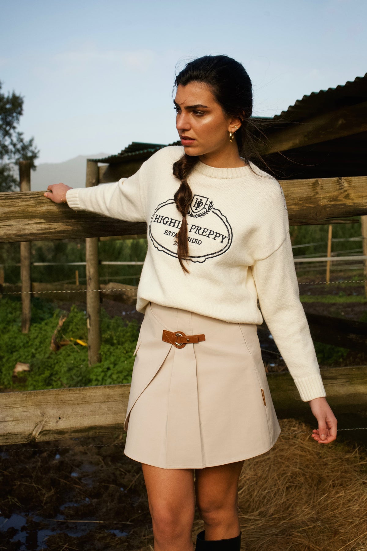MINI A-LINE SKIRT