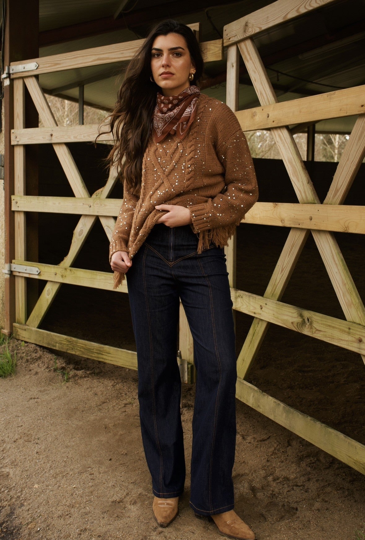 PANTALÓN DENIM WIDE LEG