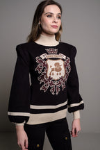 JERSEY HOMBRERAS ESCUDO NEGRO