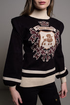 JERSEY HOMBRERAS ESCUDO NEGRO