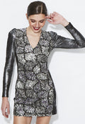 VESTIDO COMBI LENTEJUELAS