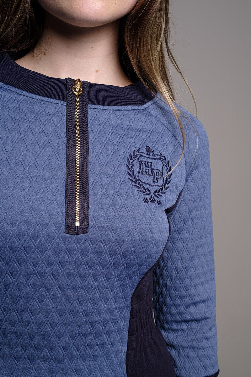 VESTIDO ACOLCHADO UNIVERSITY AZUL