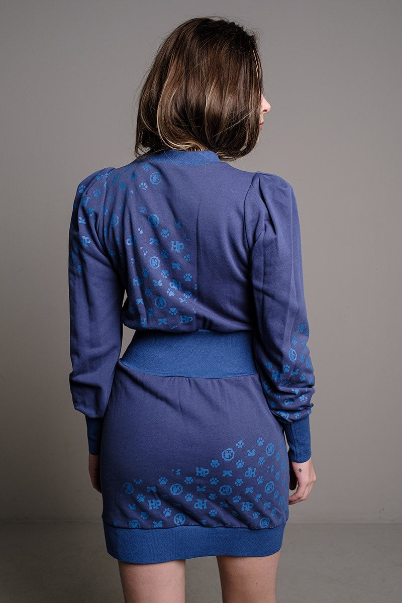 VESTIDO MONOGRAMA AZUL