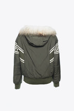 KHAKI HP STRIPED PARKA