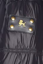 PARKA CINTURA ELÁSTICA CORTA NEGRO