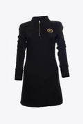 VESTIDO PUNTO ESCUDO NEGRO