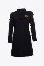 VESTIDO PUNTO ESCUDO NEGRO