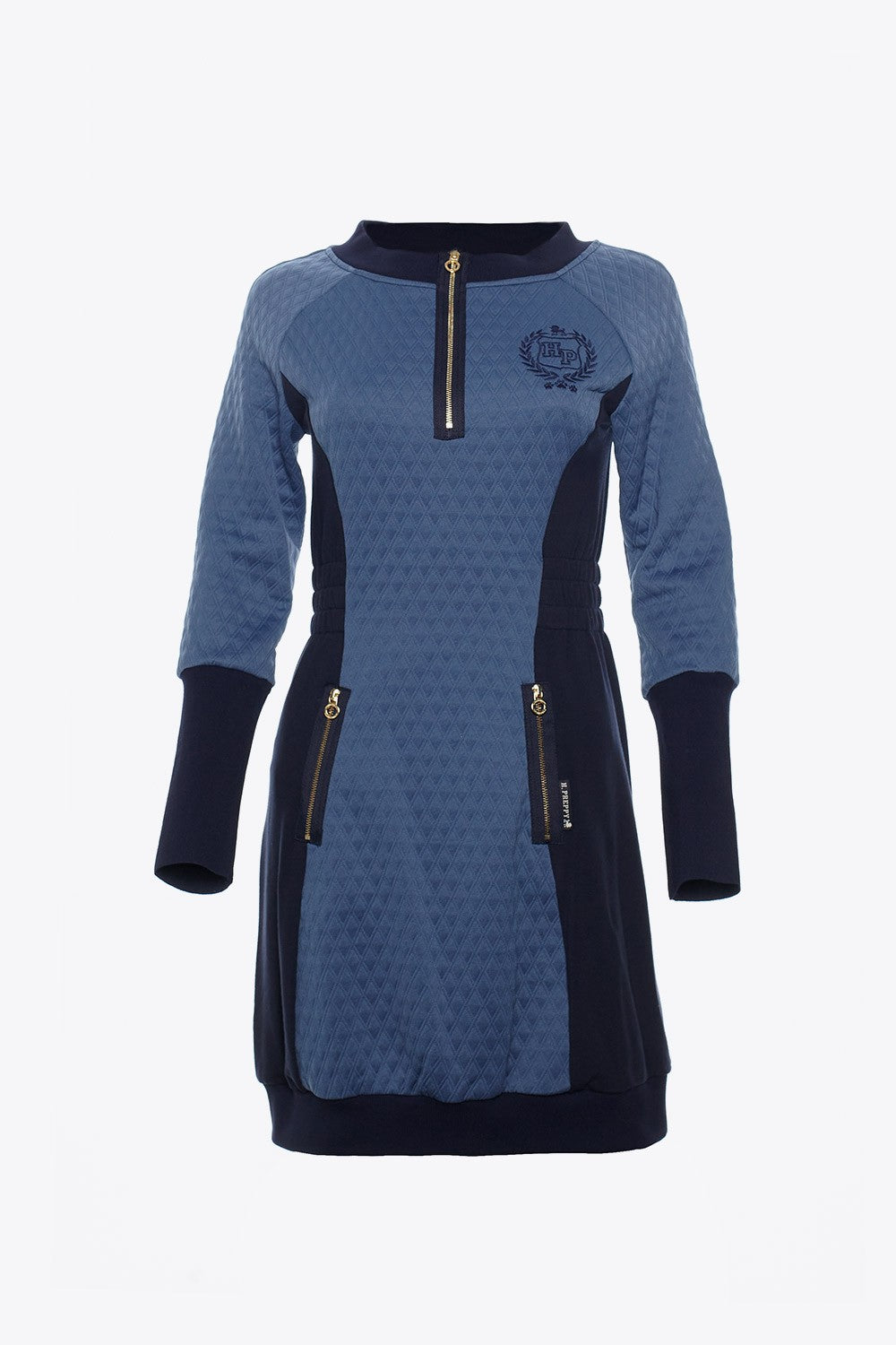 VESTIDO ACOLCHADO UNIVERSITY AZUL