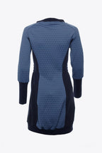 VESTIDO ACOLCHADO UNIVERSITY AZUL