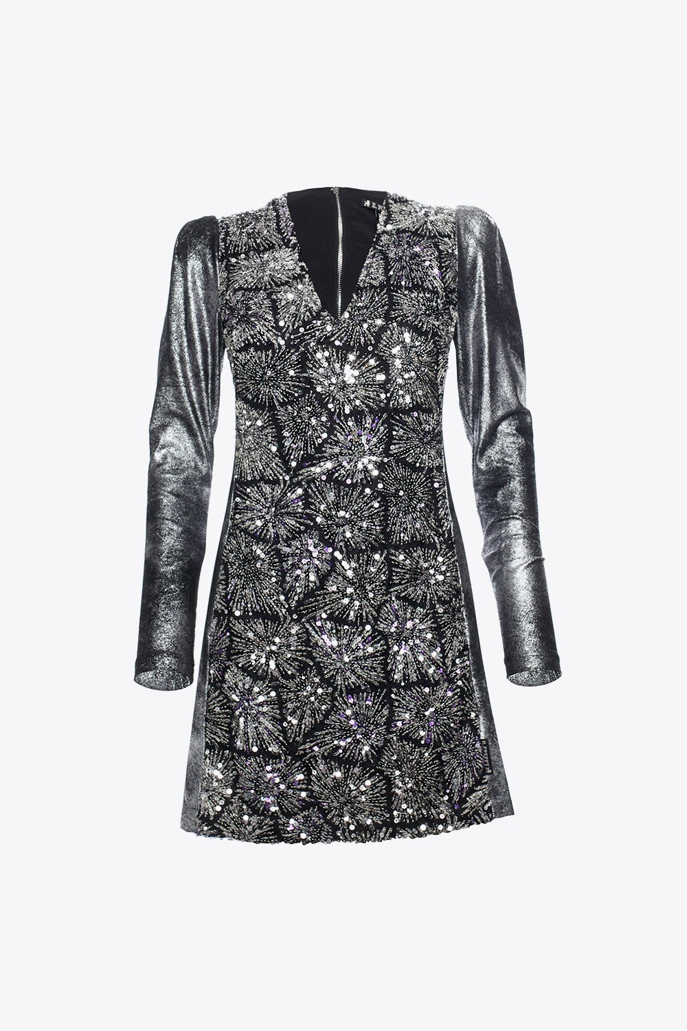 VESTIDO COMBI LENTEJUELAS
